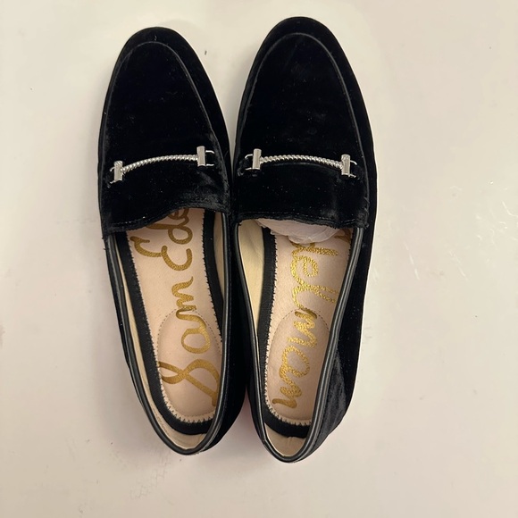 Sam Edelman Black Velvet Lior Loafers Size 8.5 US - Picture 1 of 13